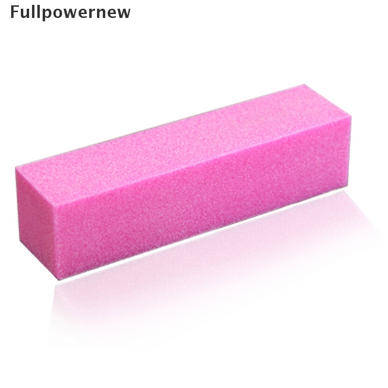 [FULL] 2/5/10 pcs Nail Manicure Buffing Buffer Sanding Files Block Art Tool New Pink