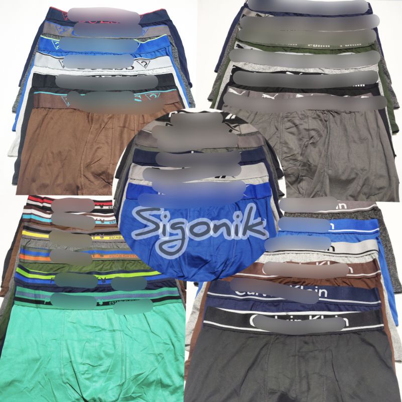 Boxer Celana Dalam Pria Dewasa M L XL XXL XXXL Big Size Cowok Remaja JUMBO Murah