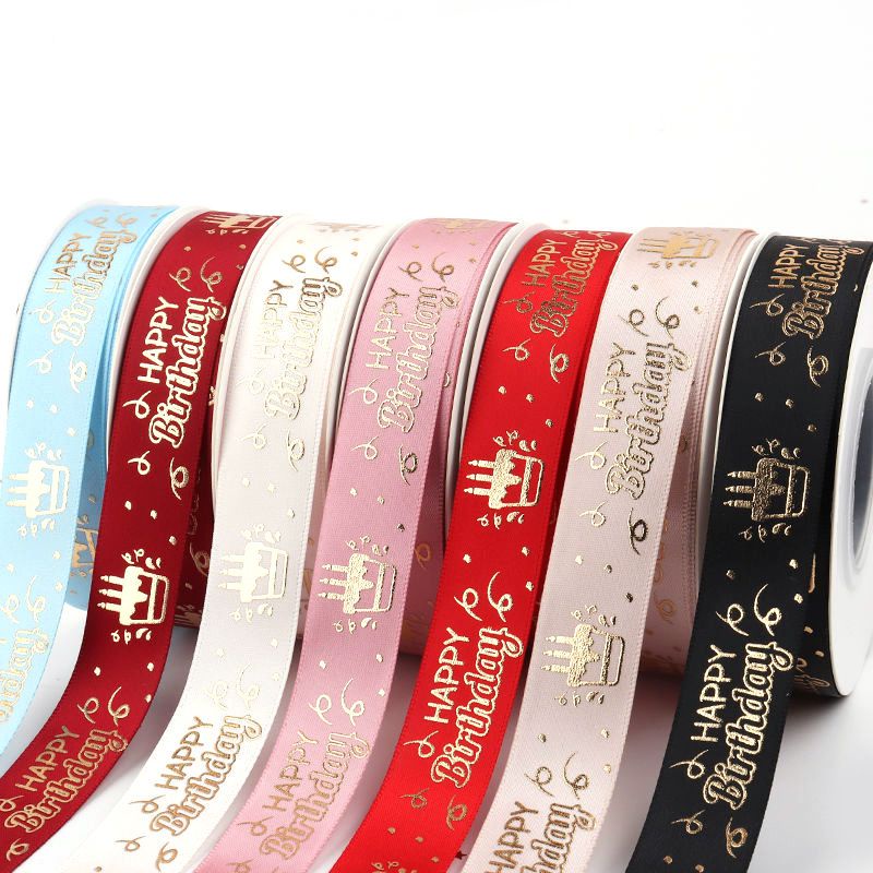 

Pita satin, pita kado, pita hampers, pita happy birthday, pita ulang tahun, PERROLL- 45 METER