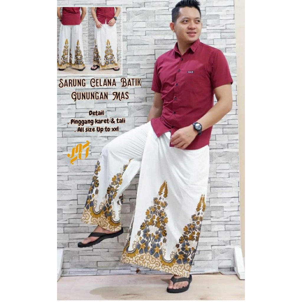 Batik Solo Sarung Celana Batik Gunungan Mas Mukti Utomo Batiksoloamanah 135.000