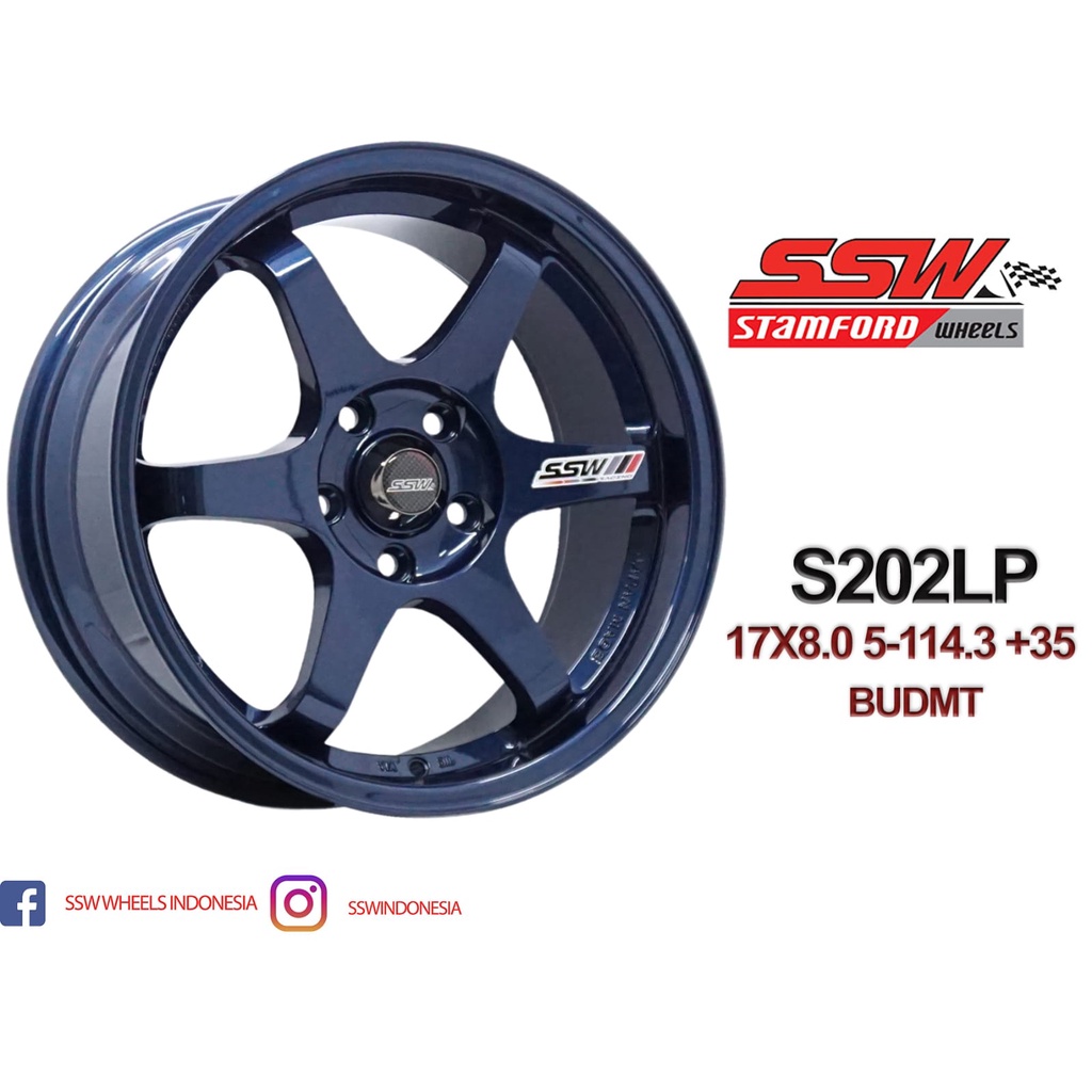 Velg Mobil Innova Juke HRV BRV CRV Ertiga SSW S202 Ring 17