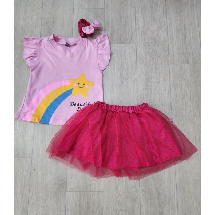 sofiebabyshop atasan tutu + bandana