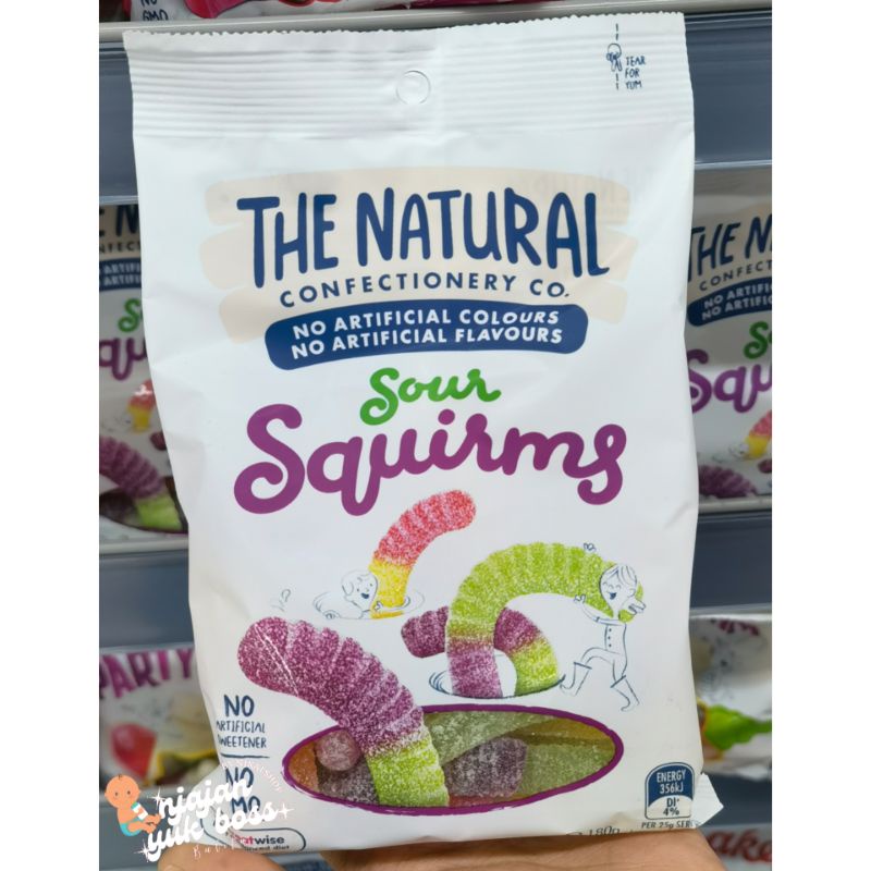 

THE NATURAL Confectionery Sour Squirms Jelly