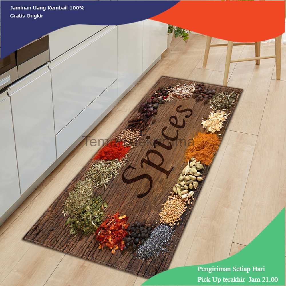 TD-AI XINJIAJIA Keset Dapur Anti-slip Kitchen Rug 40x120cm - B001