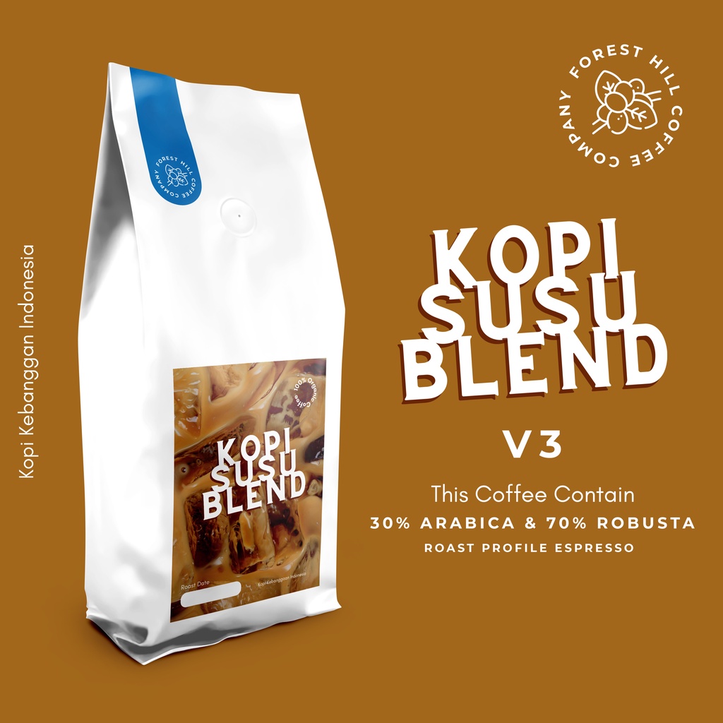 Jual Biji Kopi Espresso Kopi Susu Blend Arabika Robusta Roasted Beans Forest Hill Coffee