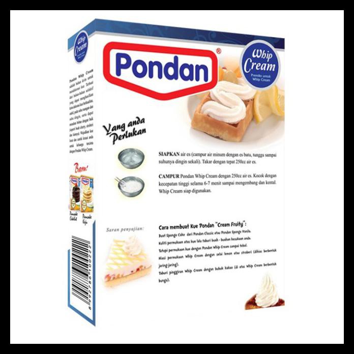 

THE BEST SELLER PONDAN WHIP CREAM @150G (2BOX)