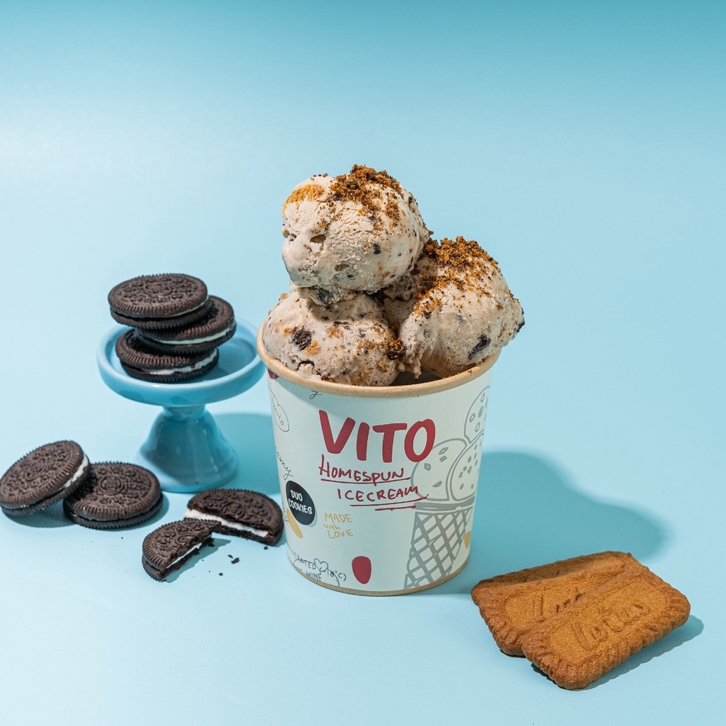 

VITO HOMESPUN ICE CREAM - FINEST - DUO COOKIES