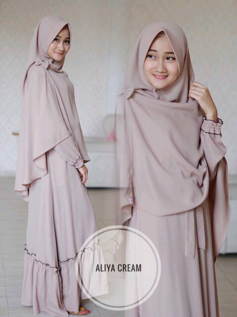 Gamis \u2764\ufe0f ALIYA SET SYARI \u2764\ufe0f by Adzkia Hijab