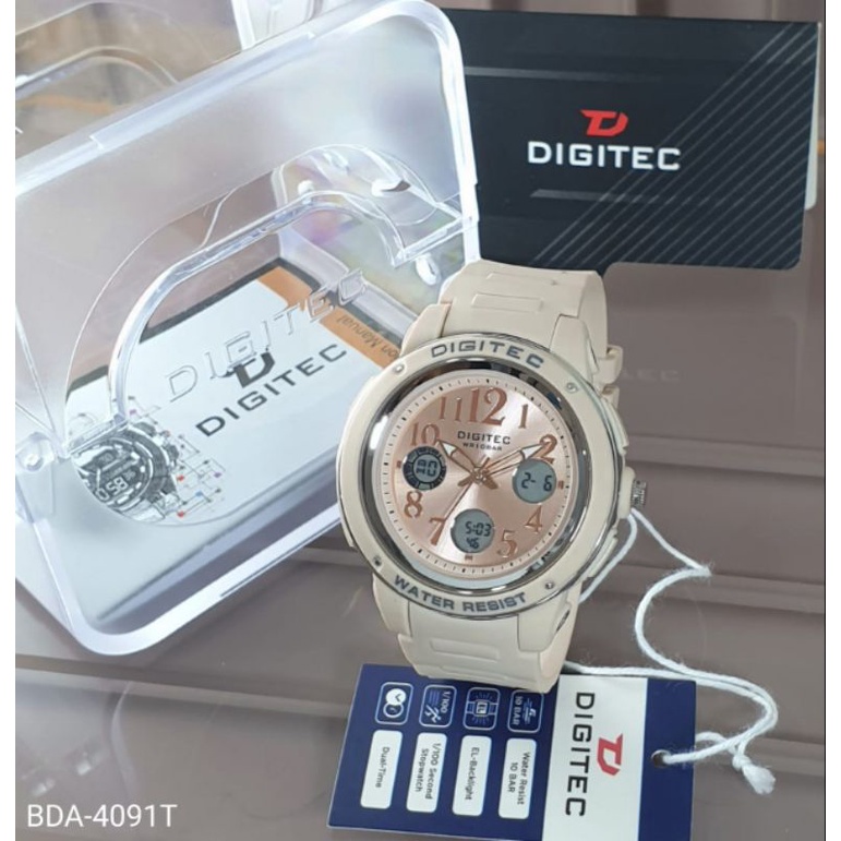 Jam Tangan Wanita Digitec Original BDA-4091T Tahan Air Gratis Ongkir Cod