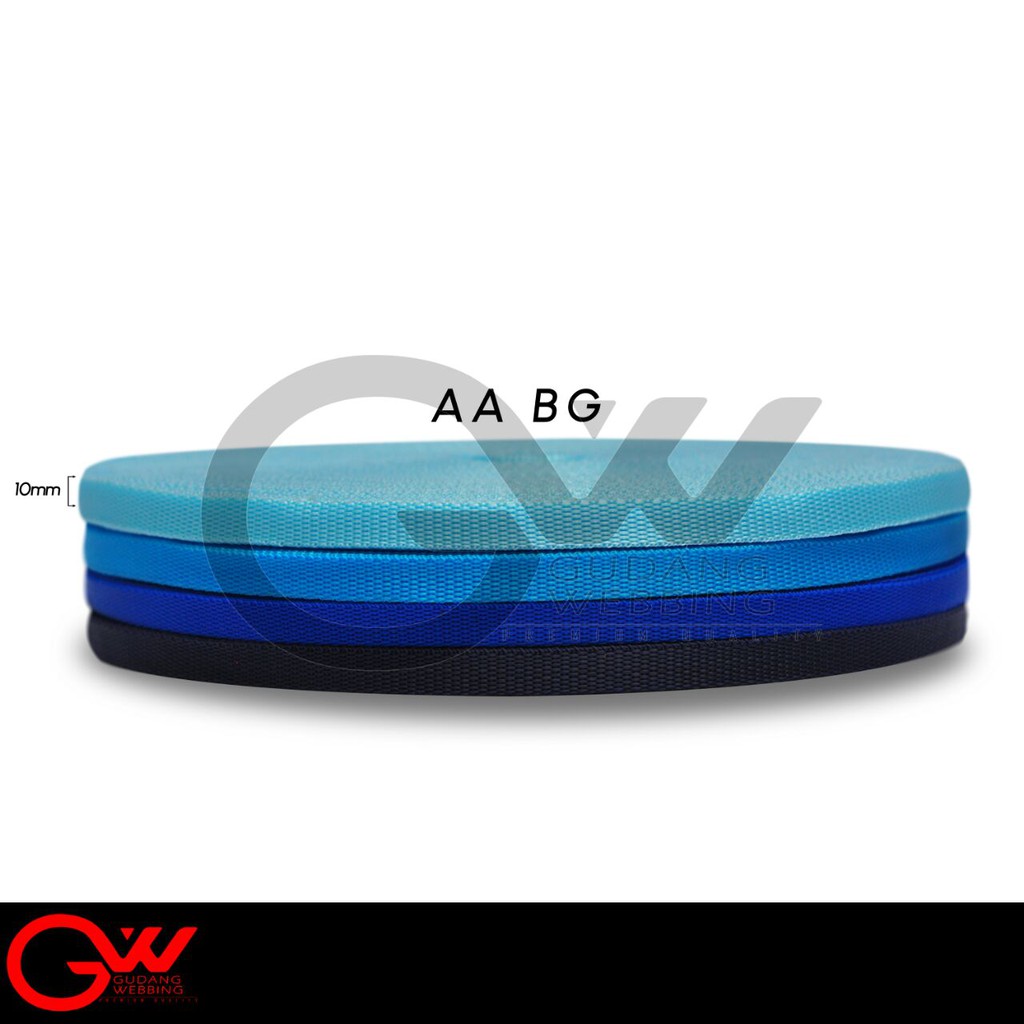 Webbing 1 cm - AA BG 1,0 cm - ECERAN