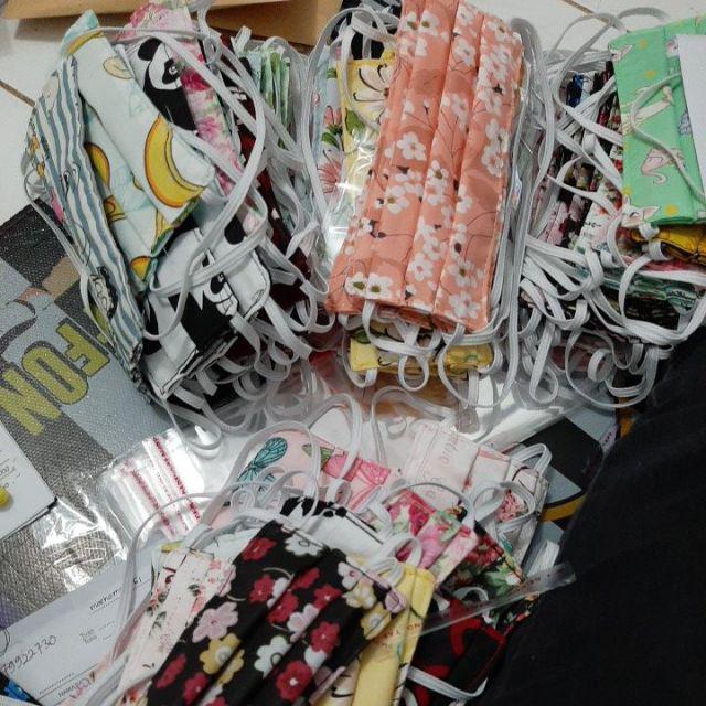 Tempat Tissue Travel Pack Handmade Kain Katun