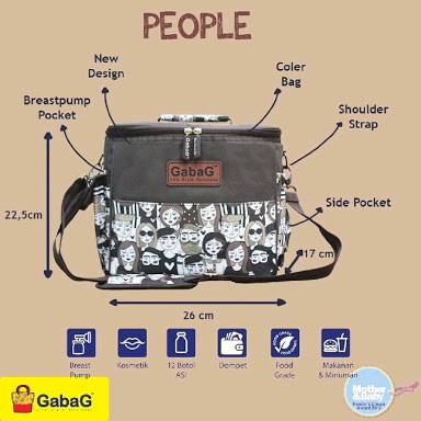 GABAG Sling Series PEOPLE NARA Gabag Cooler Bag