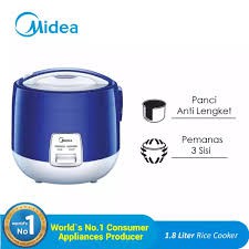 MIDEA Rice Cooker MRM-2001 B - Biru