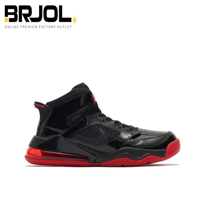 SEPATU SNEAKER PRIA AIR JORDAN MARS 270 HITAM MERAH SEMI BOOT ANKLE KEREN