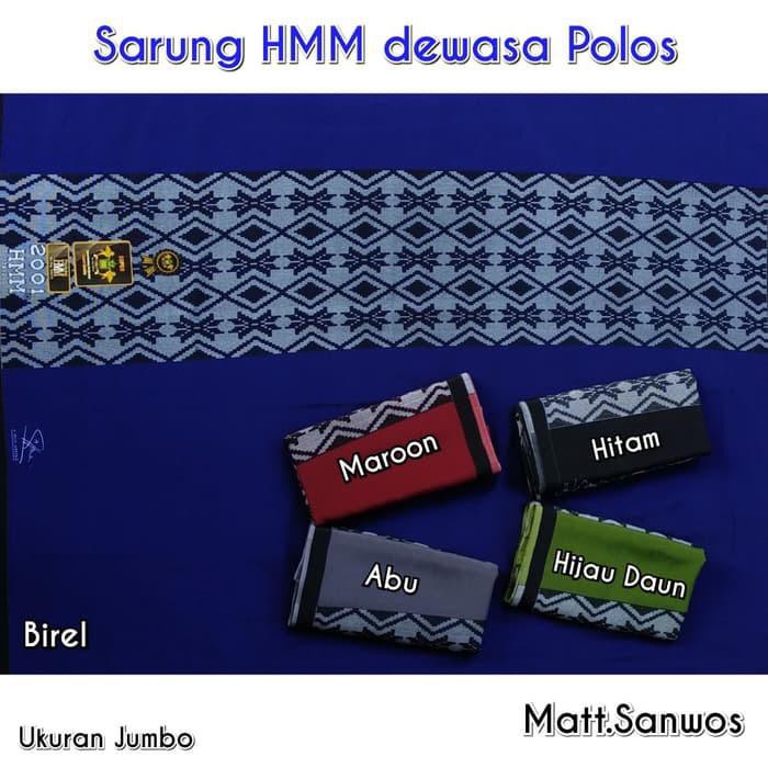 Sarung Samarinda HMM Polos Warna