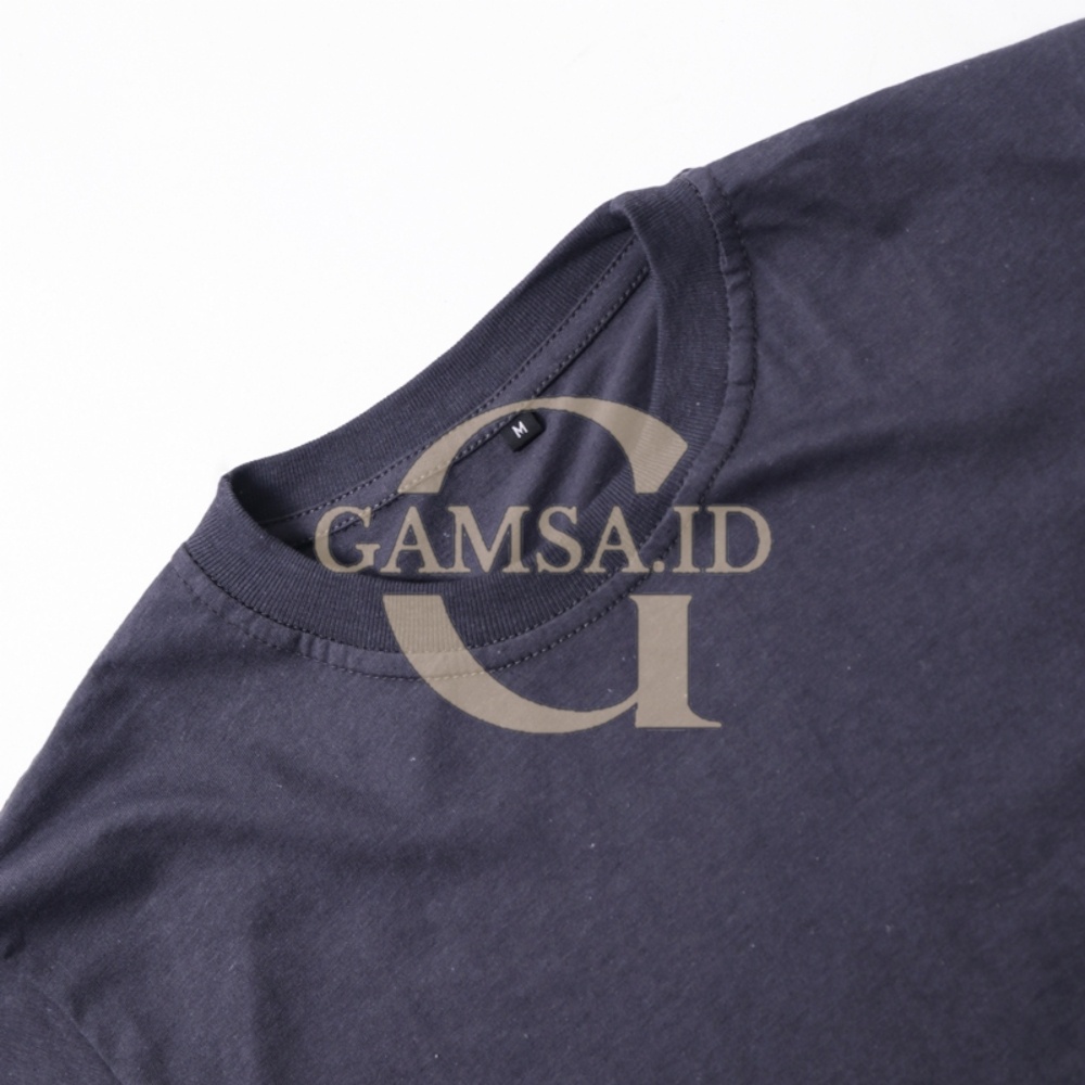 BAJU PENDEK PRIA WANITA - KAOS POLOS SANTAI PANTAI TSHIRT BAHAN COTTON COMBED 30 S