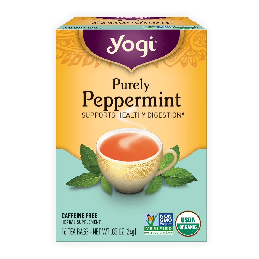 

Yogi Tea, Purely Peppermint, 16 Tea Bags, (24gr)-Jkut