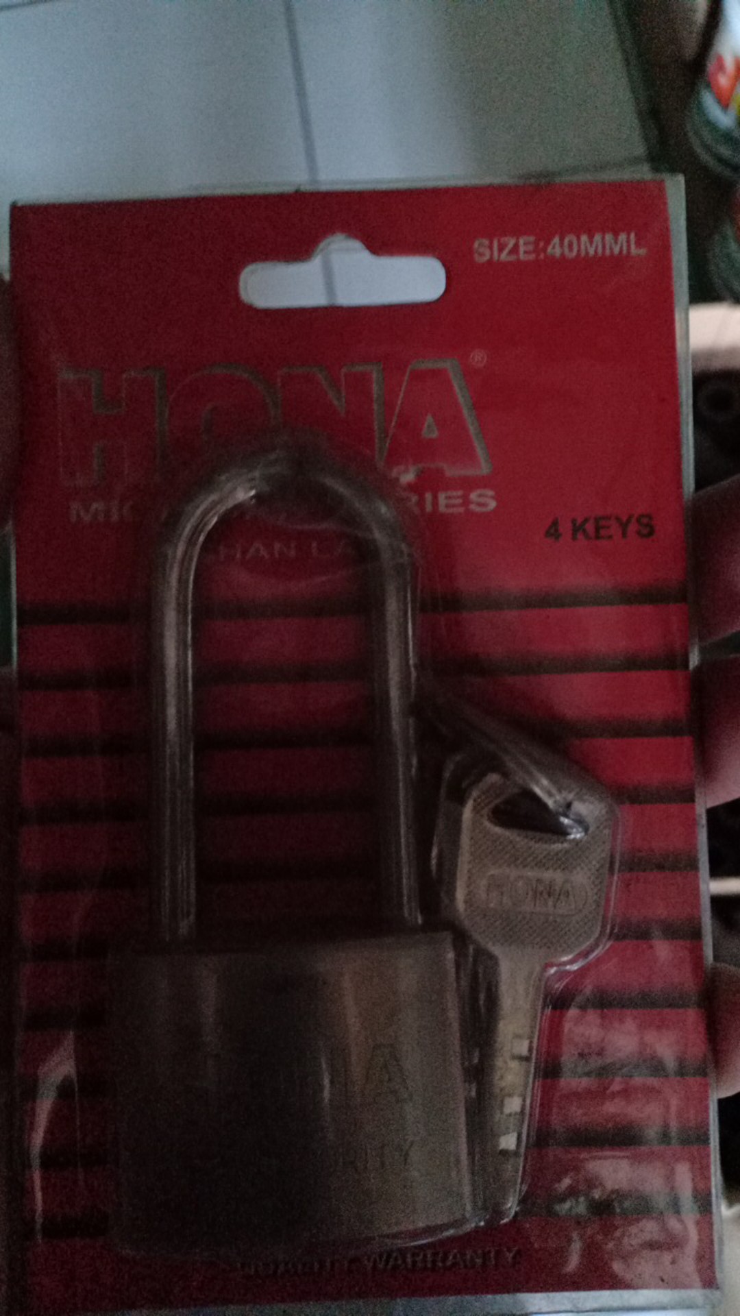 Gembok Nekel Hona Leher Panjang Varian 30 Mm - 40mm