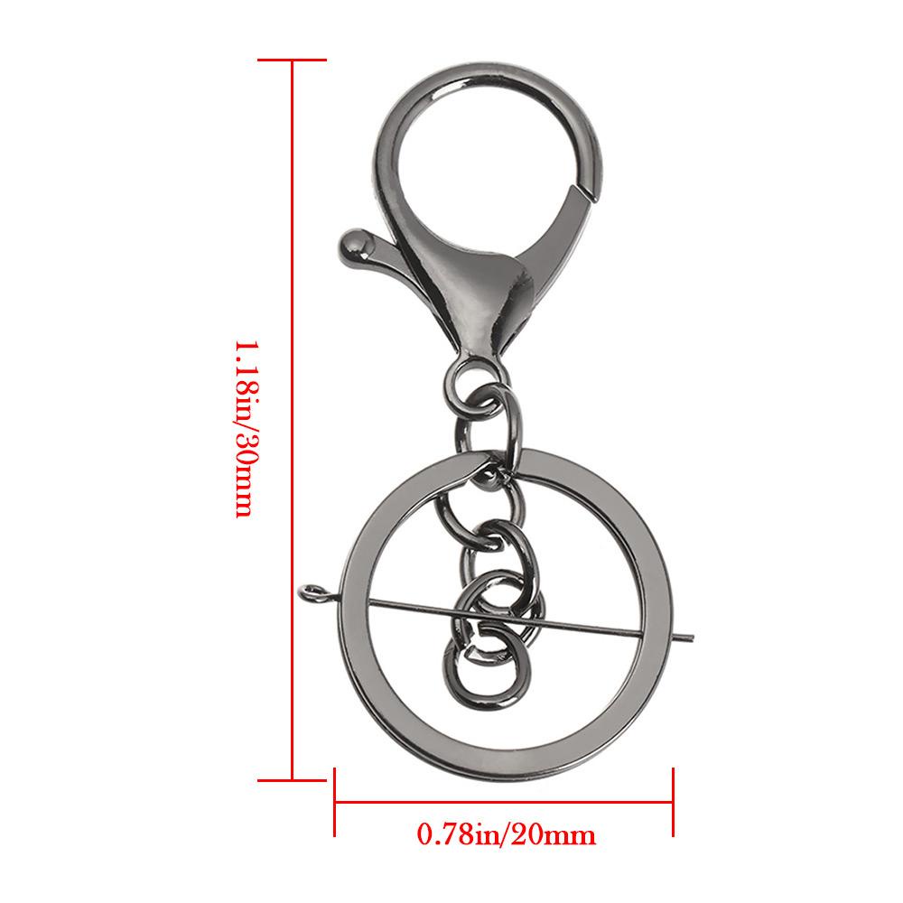 Lily 5pcs Split Key Ring High Quality Gantungan Kunci Membuat Holder Key Hook