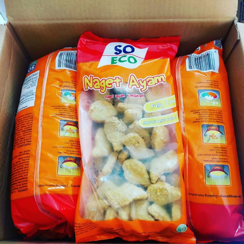 

Naget Ayam So Eco 1kg/Naget so eco/Naget ayam/so eco/Naget murah