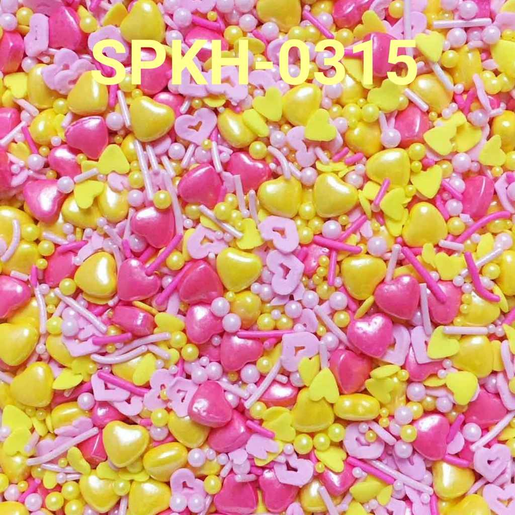 

SPKH-0315 Sprinkles sprinkle springkel 500gr hati kuning pink mix yamama baking grosir murah sprinkles cake dekorasi mutiara trimit decoration story sprinklestory sprinklesstory sprinkle story yamama baking