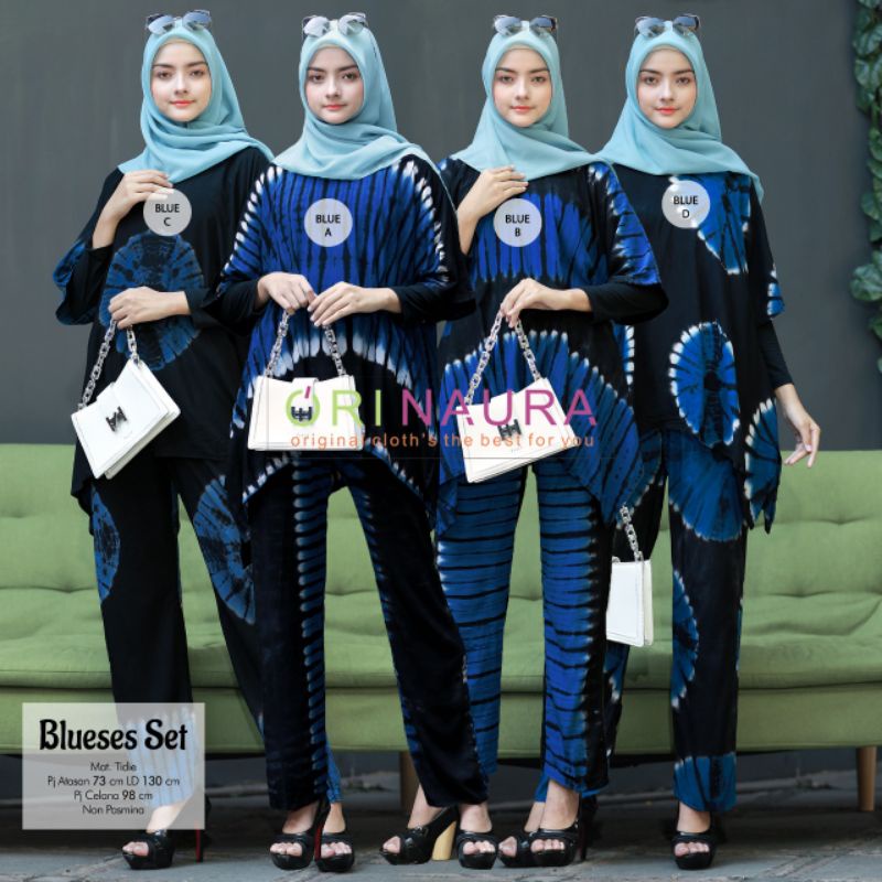 BLUESES SET BAJU SETELAN PANT BY ORI NAURA
