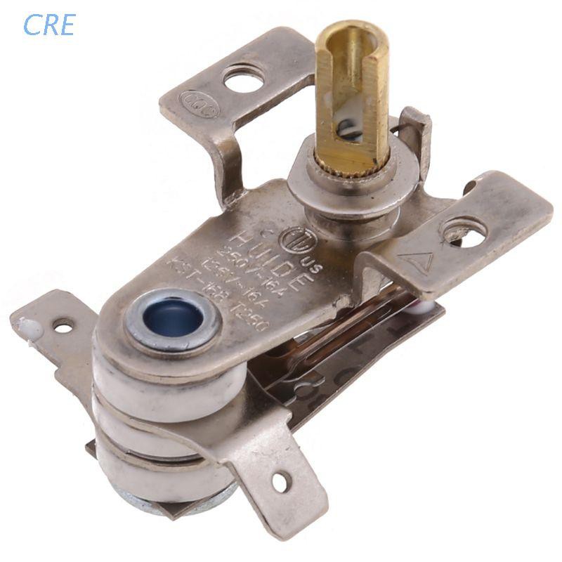 CRE  AC 250V 16A Adjustable 90 Celsius Temperature Switch Bimetallic Heating Thermostat KDT-200 High Quality