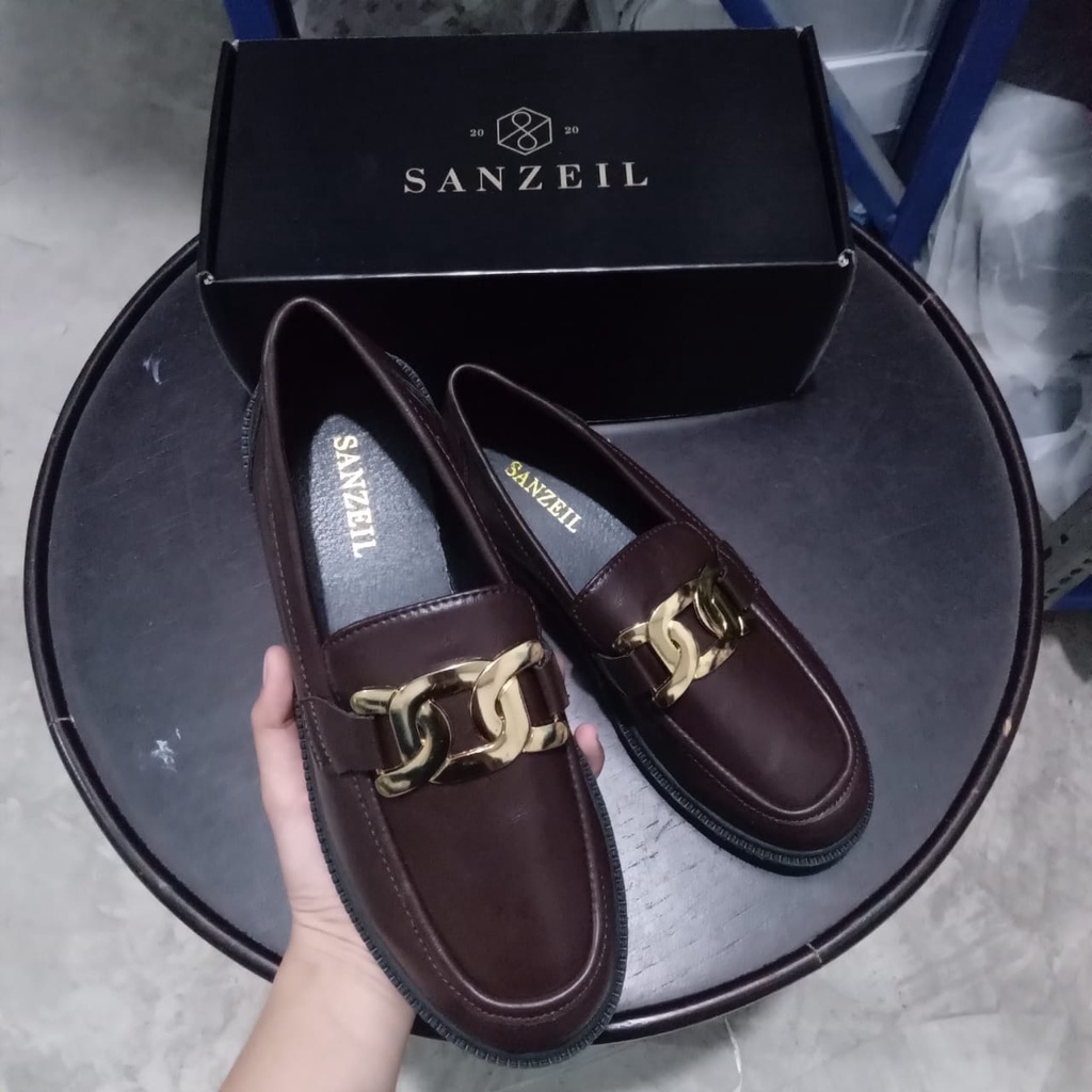 Sepatu Docmart Wanita Import  Sanzeil Coco Loafers Oxford Pantofel 0011