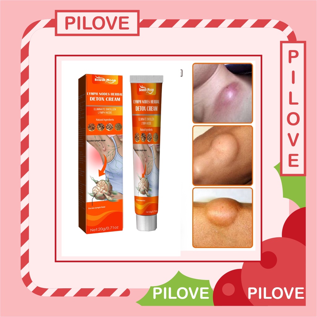 PILOVE - Obat Salep Cream Krim Untuk Penghilang Benjolan Kelenjar Getah Bening Lipoma Limfatik di Area Tubuh dan Badan Uci Uci di Leher Payudara Vagina Tangan Ketiak tanpa Operasi Ampuh