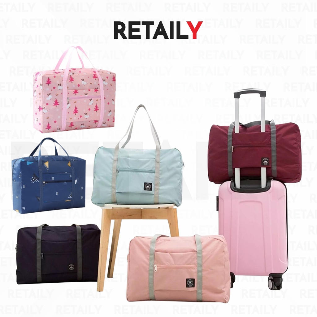 Retaily RY1433 Tas Travel Lipat Besar Hand Carry Bag Waterproof Fold Bag Organizer