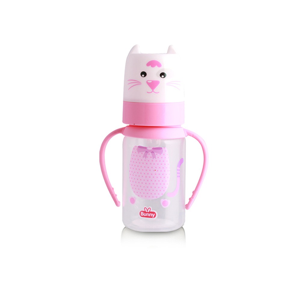 Botol Susu Bayi Ukuran 120 mL - Botol Susu Bayi Model Karakter Dengan 2 Gagang