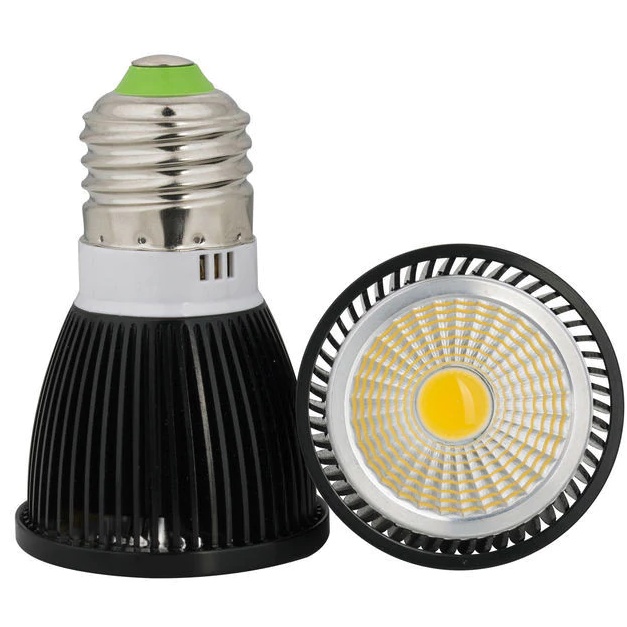 LAMPU LED SOROT MODEL MR 16 4W 4 WATT E27 BOSSECOM BODY HITAM