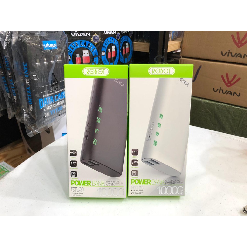 robot Powerbank RT130 10000MAH Original 100%