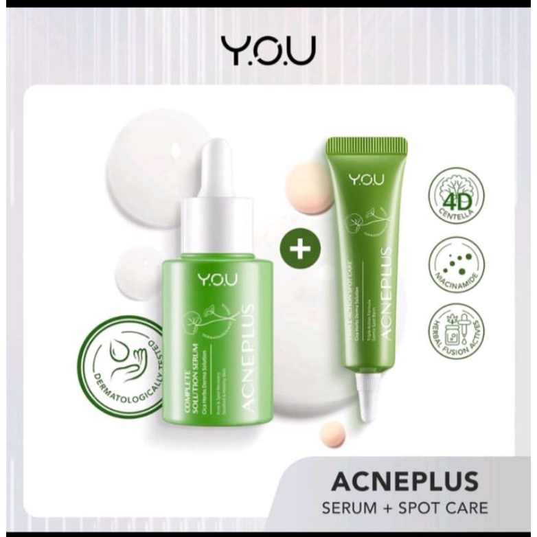 YOU acne plus serum + acne spot care