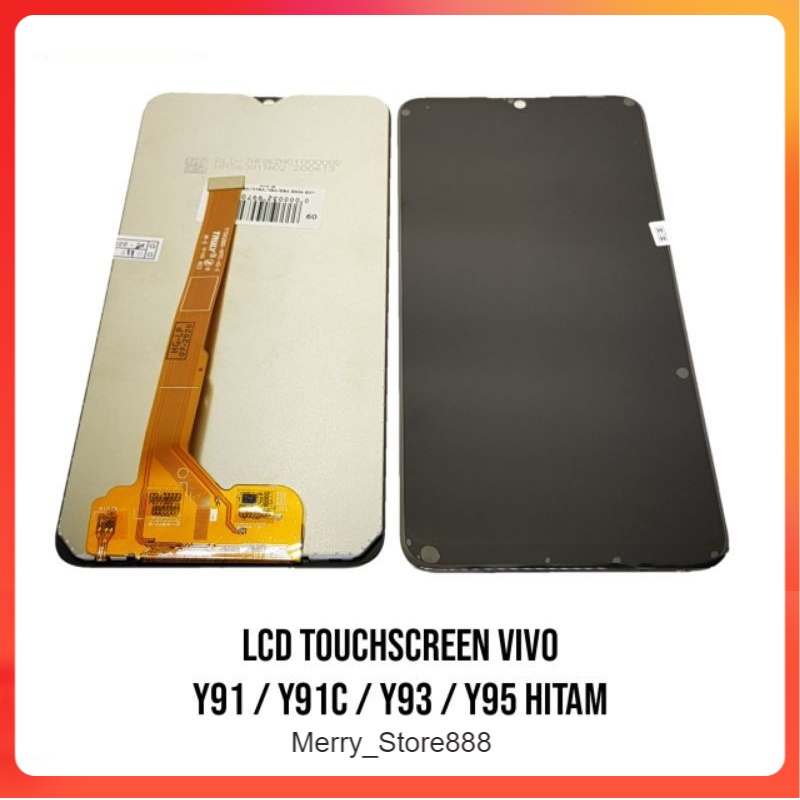 Layar LCD TS LCD Touchscreen Fullset VIVO Y91 Y91C Y93 Y95 1807 BLACK