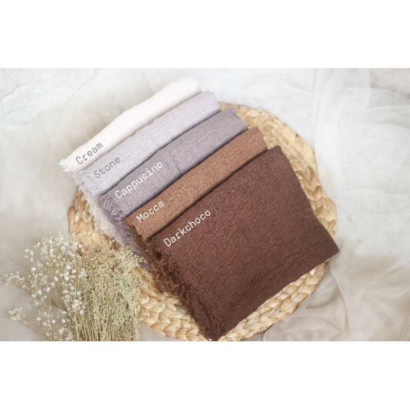 Pashmina Crinckle 85rb get 4pcs 