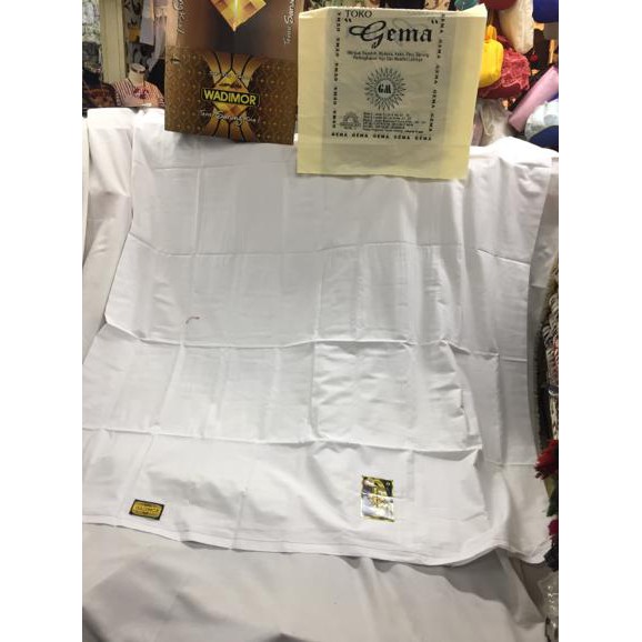 SARUNG WADIMOR PUTIH POLOS PALING MURAH