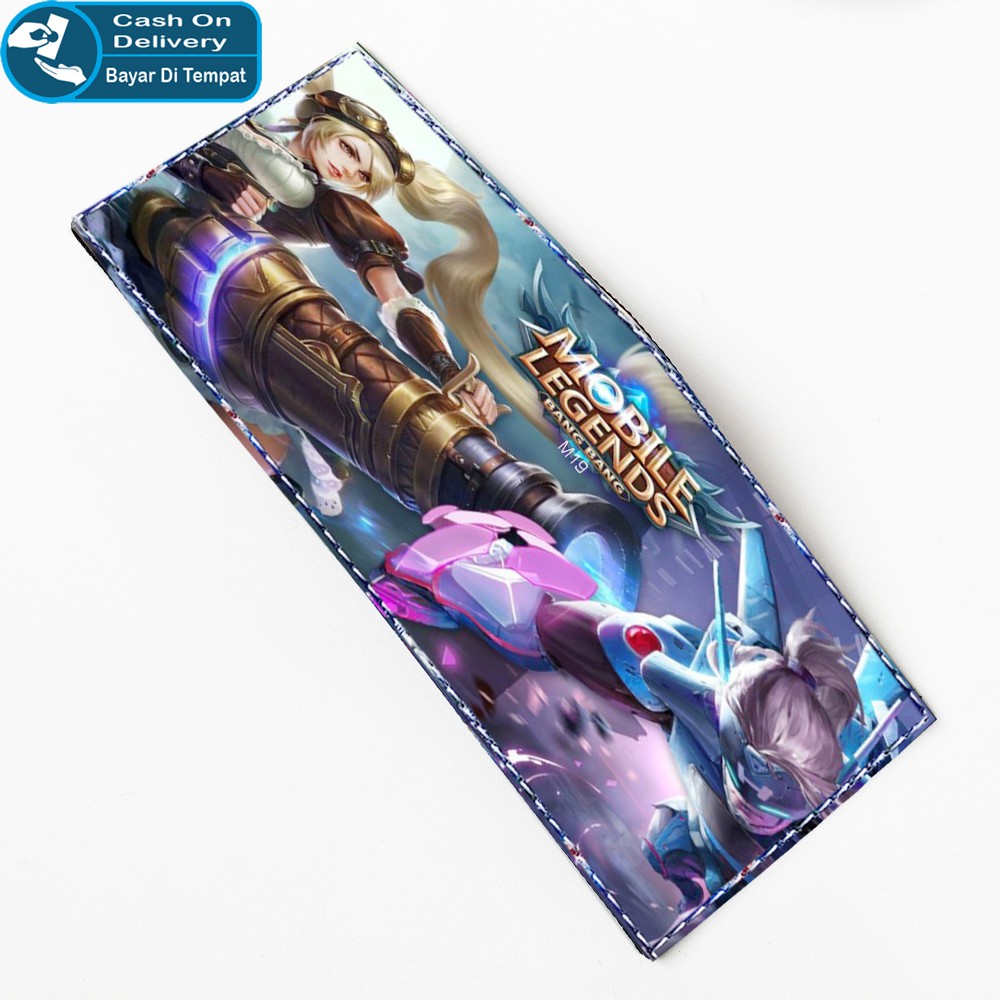 SHOPEE 6.6 SUPER SALE!! Dompet Anak Gamers Gambar Mobile Legend Dompet Kulit Pendek Dompet Anak Laki Laki ML19+ Bonus Box