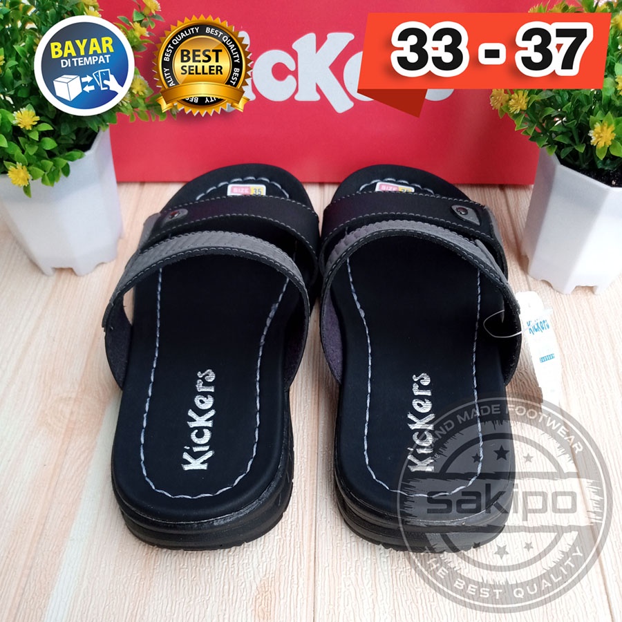 PROMO 3.3 FASHION SALE !! SANDAL KIDS ANAK SLOP BAN 2 33 - 37 02 TRENDI TERBARU TERMURAH KEKINIAN / SAKIPO