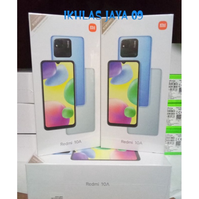 Xiaomi Redmi 10A 3/32 (Ram 3 + Internal 32) ~ Garansi Resmi