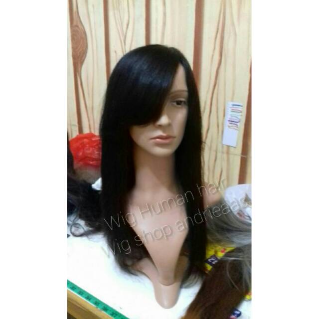 Wig Human hair rambut asli