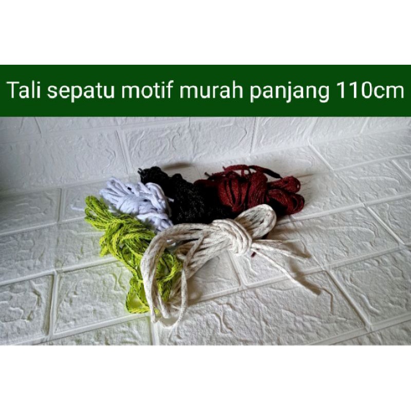 Taki Sepatu Motif murah panjang 110cm
