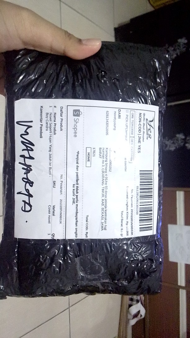 Novel Seperti Hujan Yang Jatuh Ke Bumi Boy Candra Shopee Indonesia