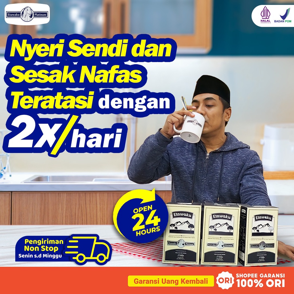 Paket Sendi &amp; Tulang Sendi 5 Box ETAWAKU PLATINUM - Susu Kambing &amp; Krimer Bubuk - Provit Etawa