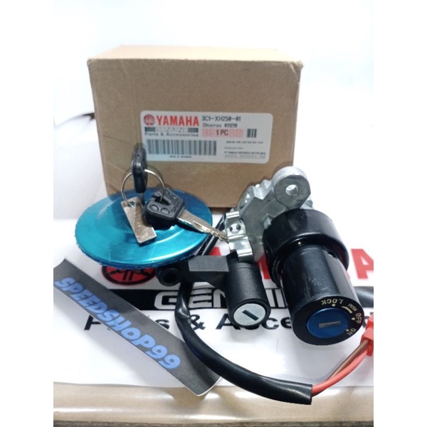KUNCI KONTAK SET+TUTUP TANGKI 3C1 VIXION OLD ORI YGP