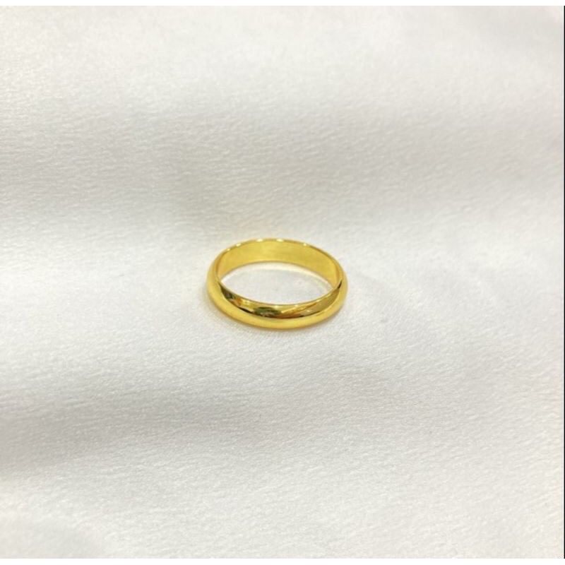 Cincin Pernikahan Tunangan Cincin Polos xufing Anti karat Termurah Elegan cincin Kawin