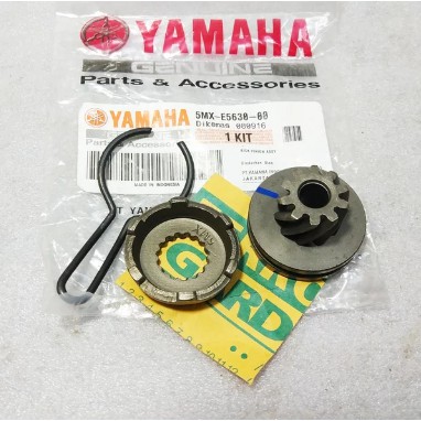 Gigi pinion Stater starter Mio karbu Mio sporty Soul 5MX Set