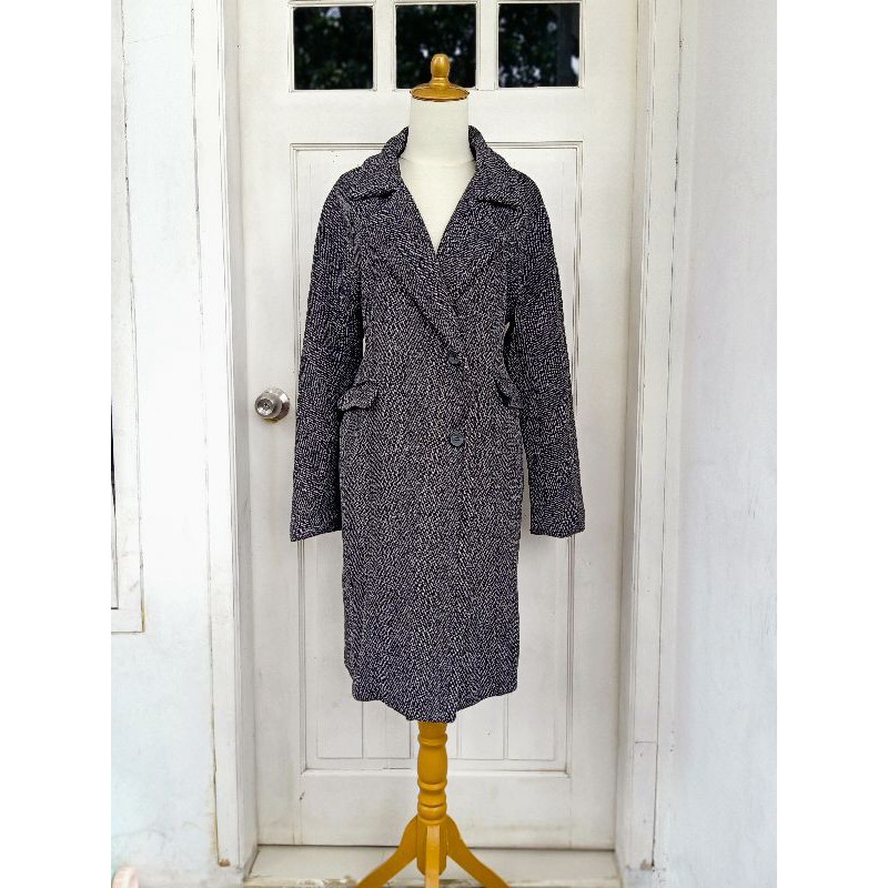 long coat wool preloved