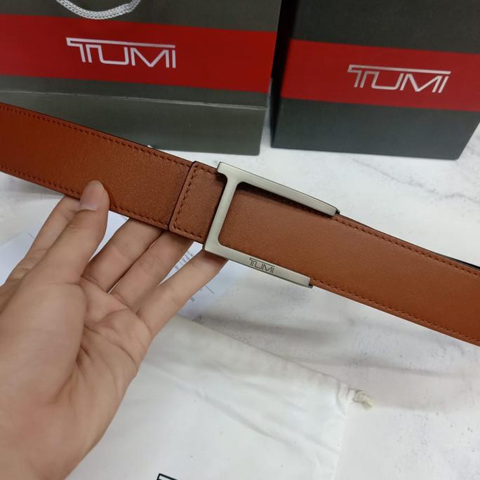 Tumi T buckle Leather reversible belt