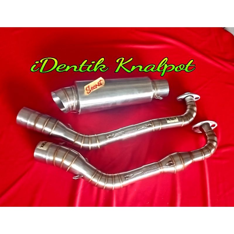 Knalpot Racing Original Secret model JRM Jupiter Z Z1 MX Vega R ZR RR Shogun R 125 Smash Supra X 125